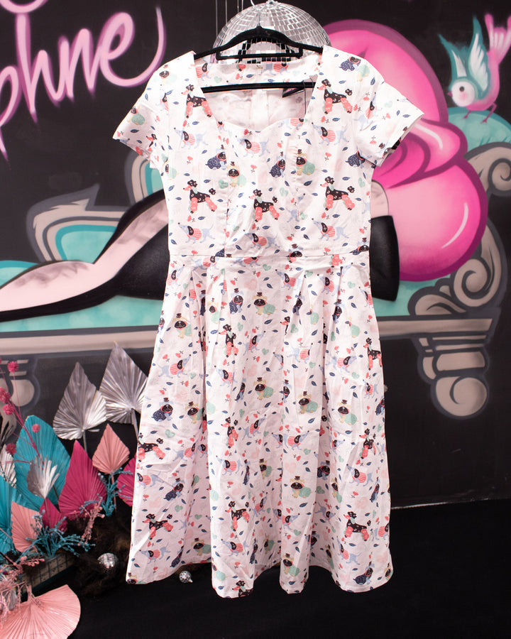 Dogs Pixie Dress Size M (12) - Love Daphne