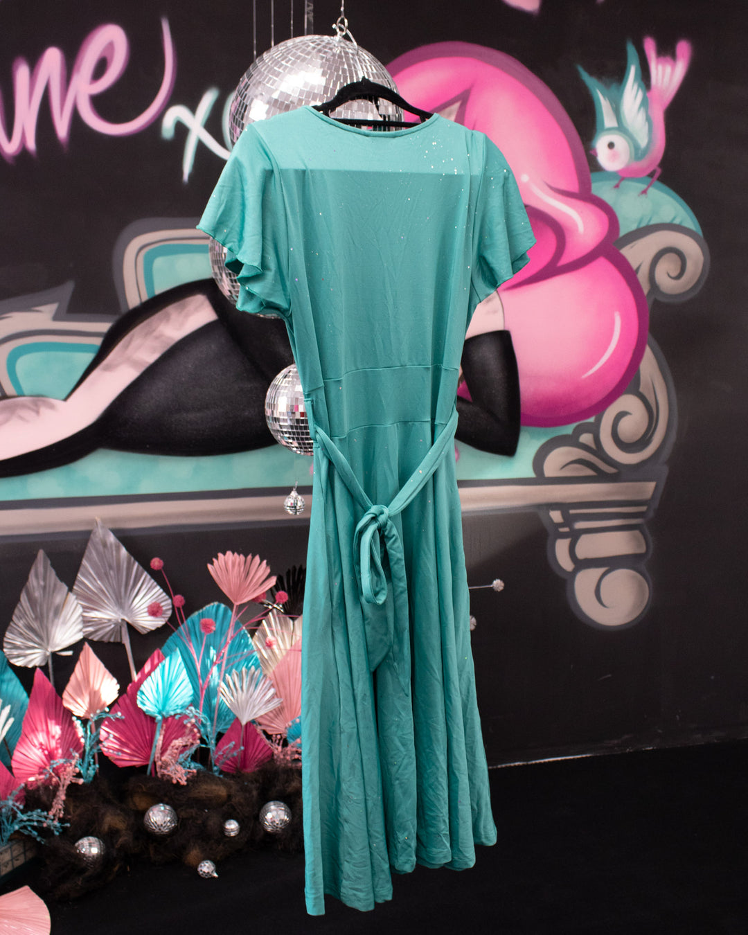 Green Sparkle Mimi Size S (10) - Love Daphne