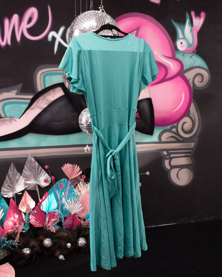 Green Sparkle Mimi Size S (10) - Love Daphne