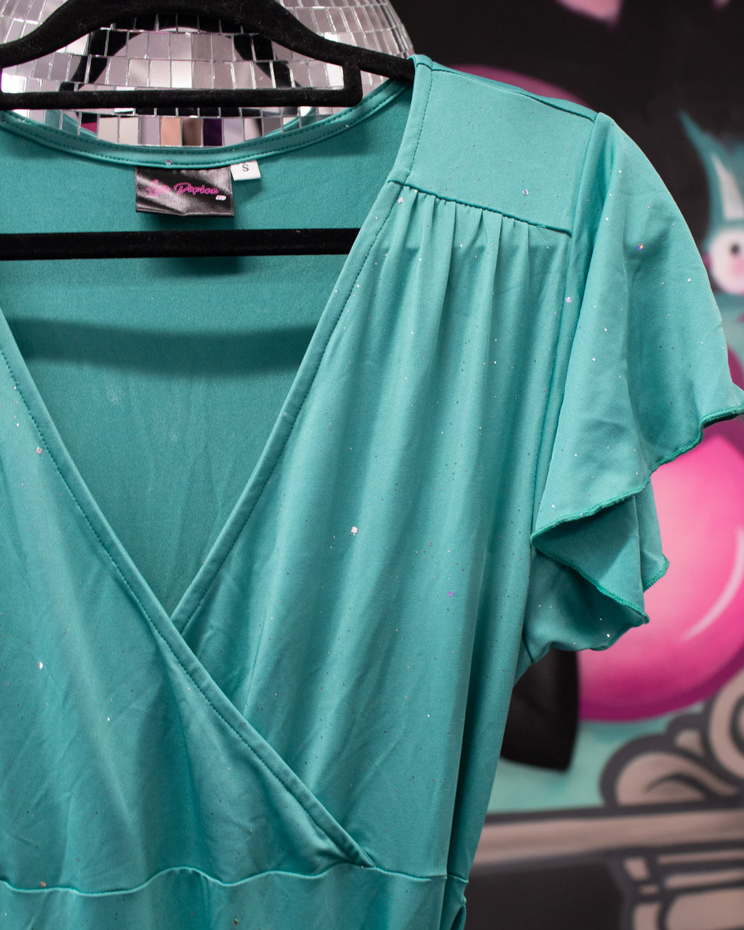 Green Sparkle Mimi Size S (10) - Love Daphne