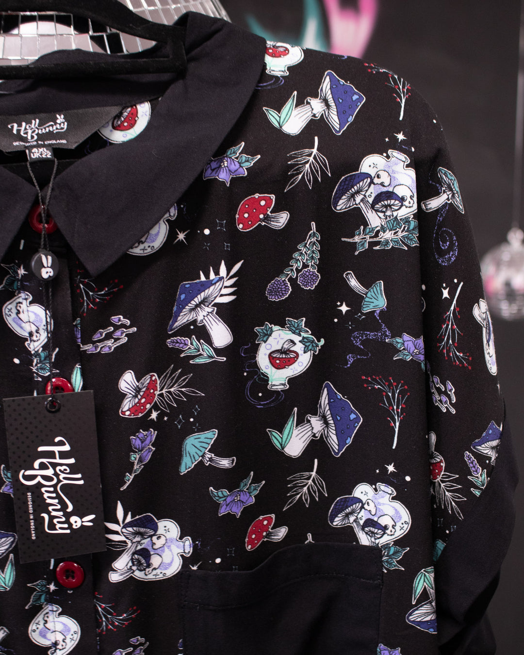 Amanita Shirt Size 4XL (22) - Hell Bunny