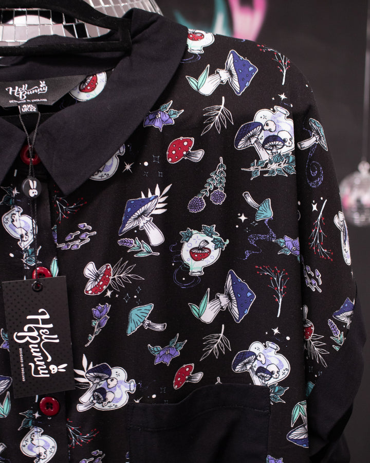 Amanita Shirt Size 4XL (22) - Hell Bunny