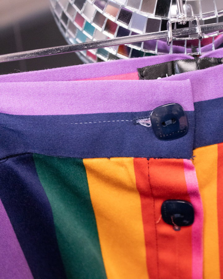 Rainbow Stripe Skirt Size S (10) - Bright and Beautiful