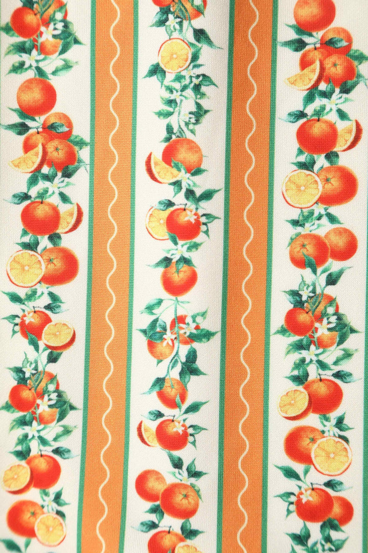 Lily Sicilian Orange Dress - Preorder for dispatch 16th September