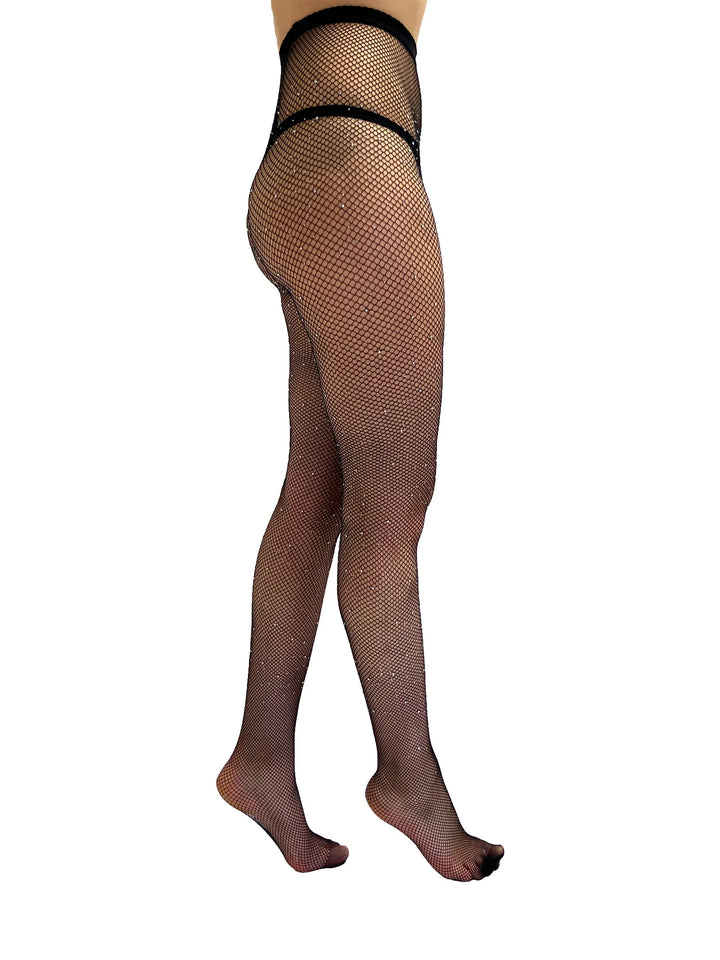 Diamonte Net Tights