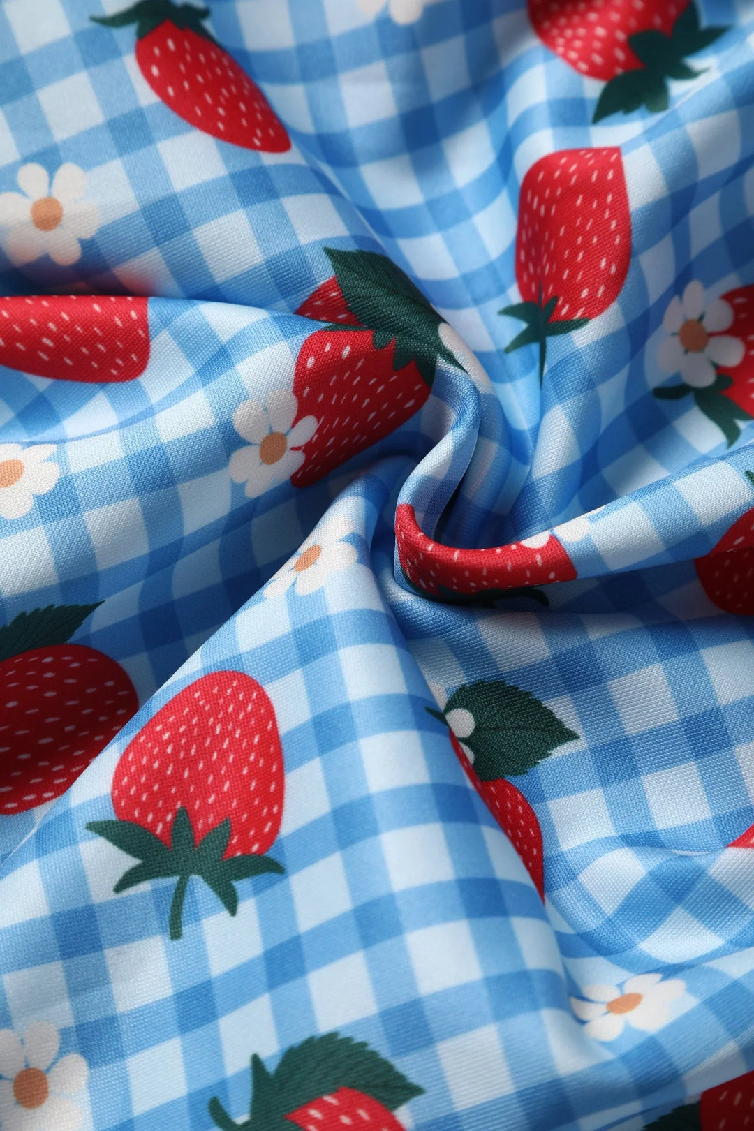 Lily Summer Strawberry Gingham Dress - Preorder for dispatch 12th September