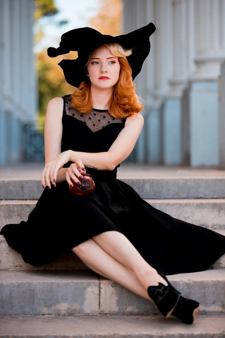 PREORDER - Elizabeth Dress in Black - Expected dispatch 9th October