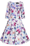 Debra Rainbow Butterflies Dress v- Preorder for dispatch 29th May