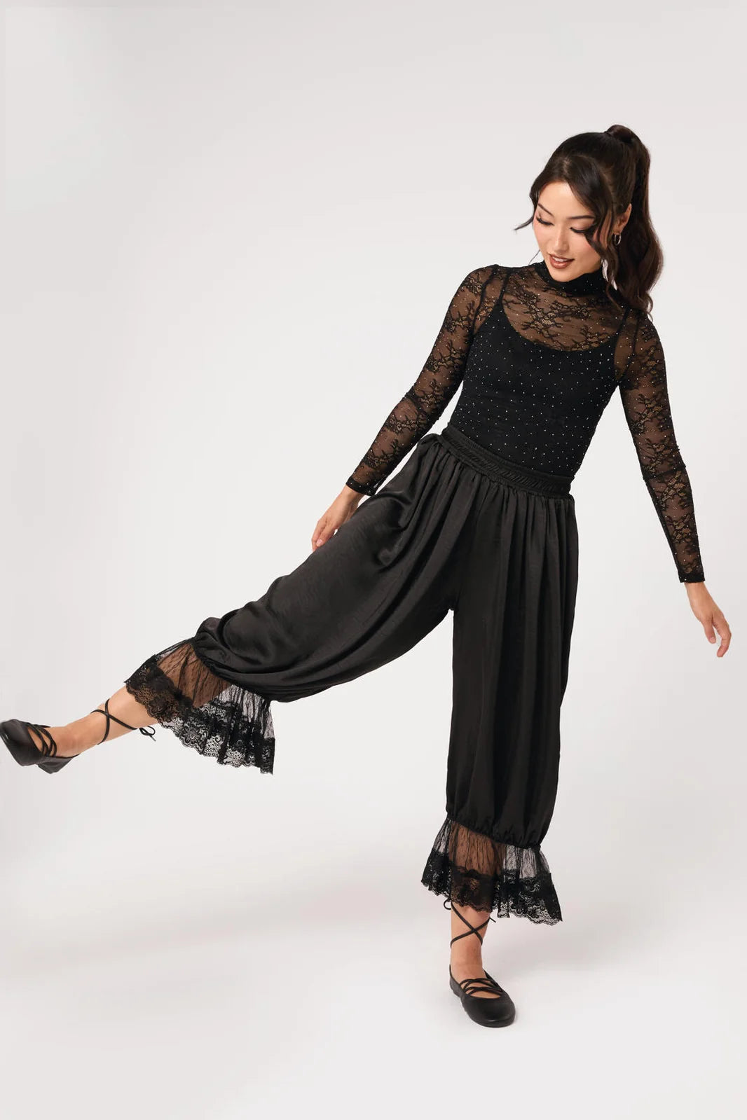 PREORDER - Victorian Bloomers in Black - Estimated dispatch date 9th of October