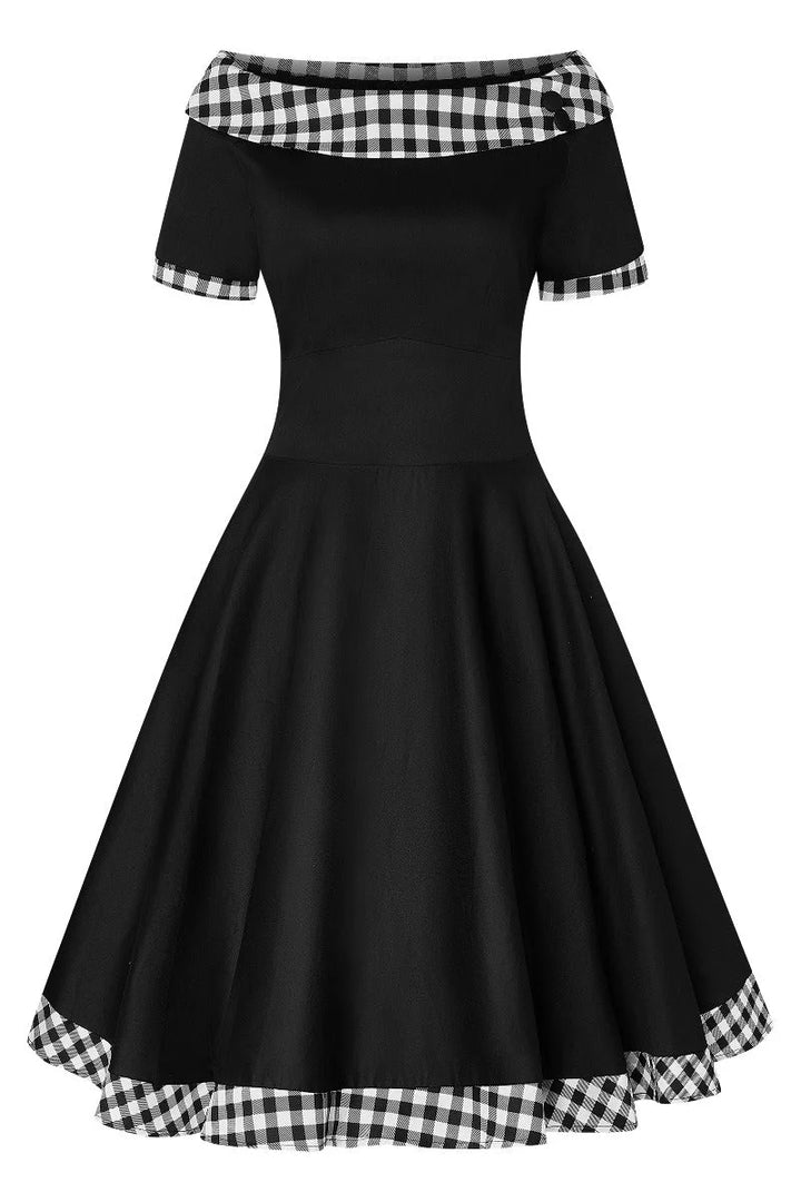 PREORDER - Darlene Black and White Check - Estimated dispatch 30th of October