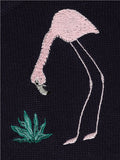 Lucy Flamingo Palm Cardigan