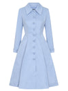 Zarah Swing trench Coat - Light Blue