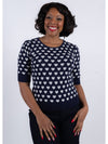 Chrissie Heart Knitted Top