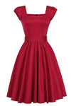 Persian Red Swing Dress
