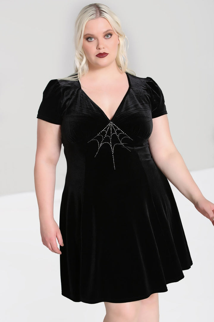 PREORDER - Morticia Dress - Estimated dispatch 21st of October