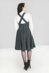Peebles Pinafore Dress - Green - Preorder for dispatch 7th May