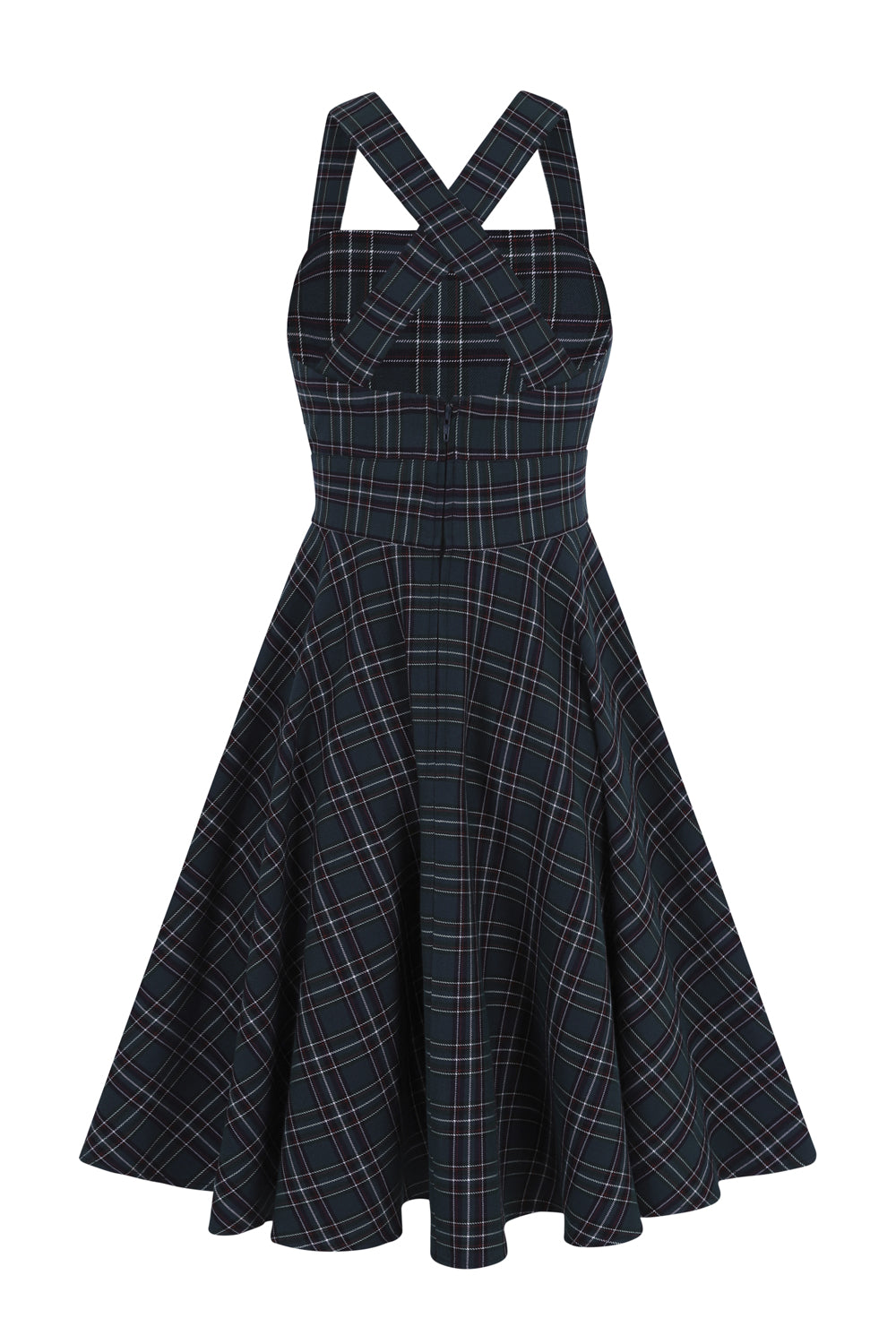 Peebles Pinafore Dress - Green - Preorder for dispatch 3rd of September