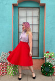 Charlotte Skirt in Red